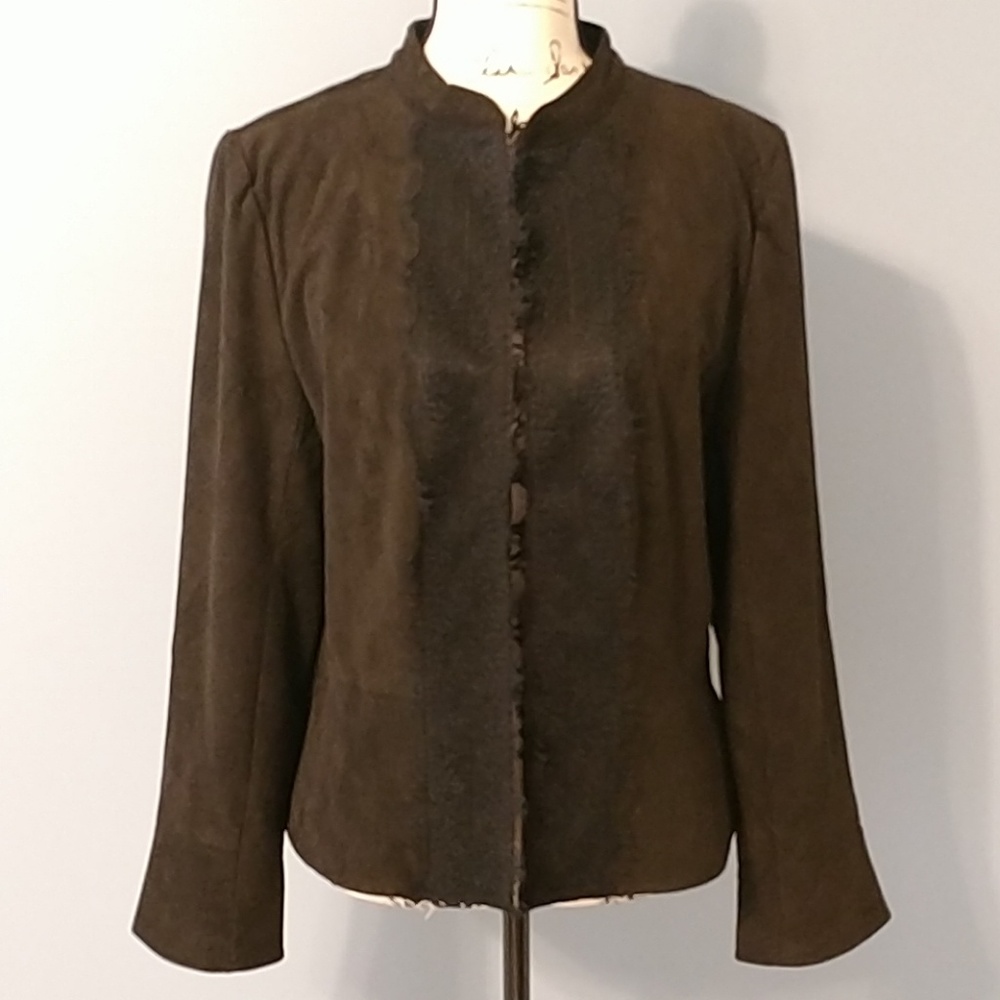 The Limited Microsuede Jacket